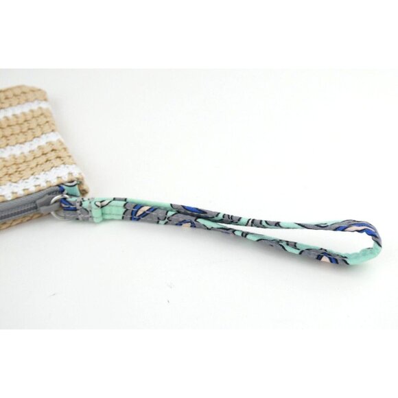 Vera Bradley Fan Flowers Straw Wristlet - Picture 8 of 9